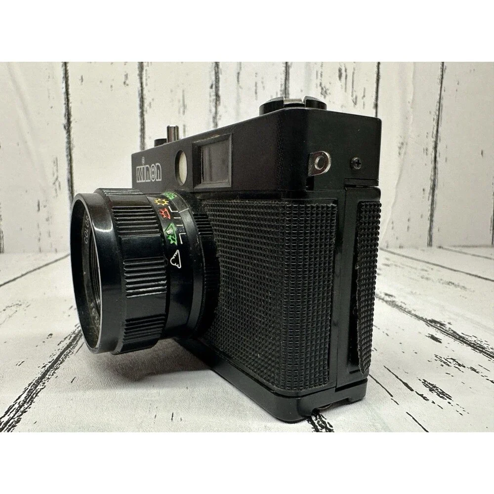 Vintage Kinon SLR - III 35mm Film Camera w/ 50mm Lens - Parts Only - UNTESTED